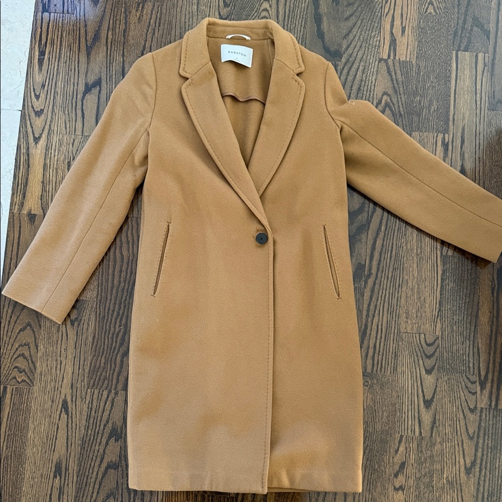 Aritzia Camel Brown Stedman Coat